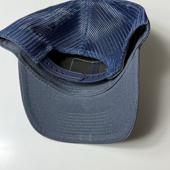 Subaru Outdoor Logo Snapback Hat Adjustable Mesh Back Cap Mountains - Picture 2 of 5